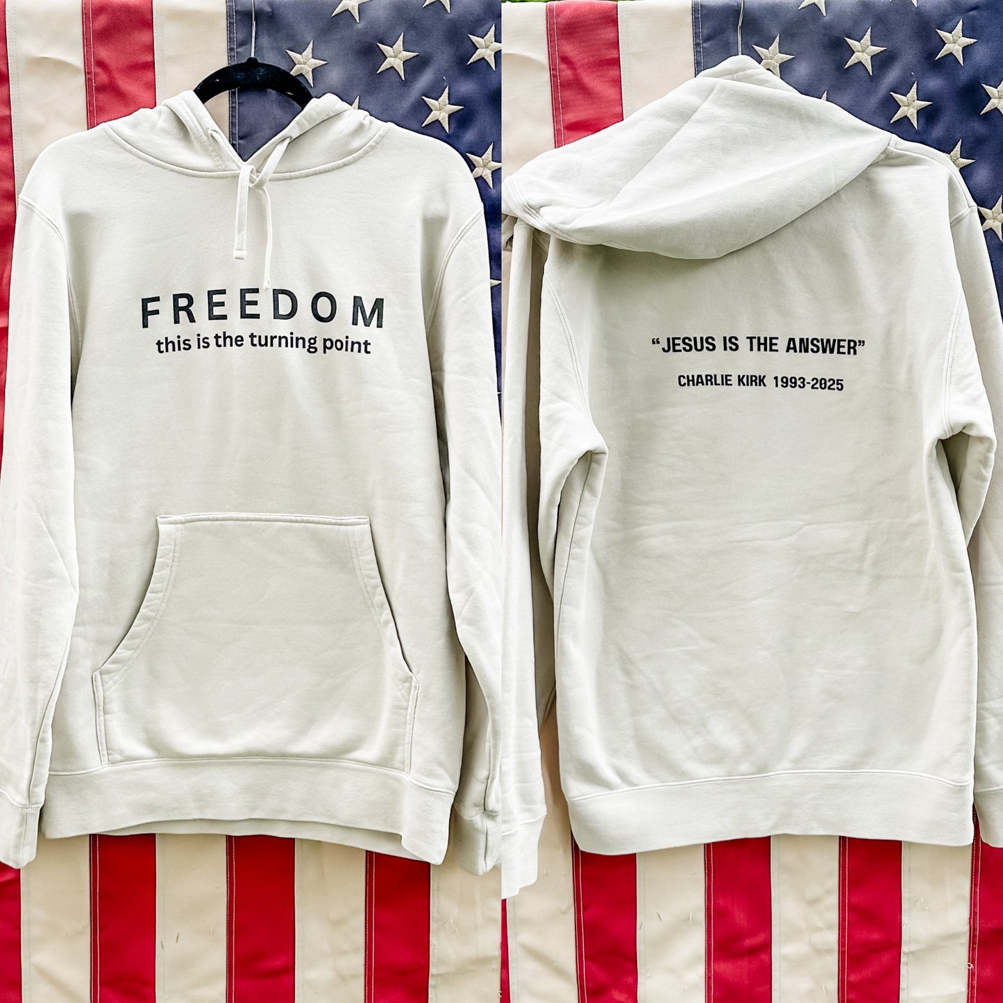 Charlie Kirk Freedom Hoodie