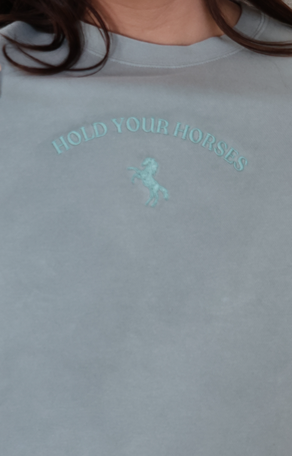 Hold Your Horses Crew Neck