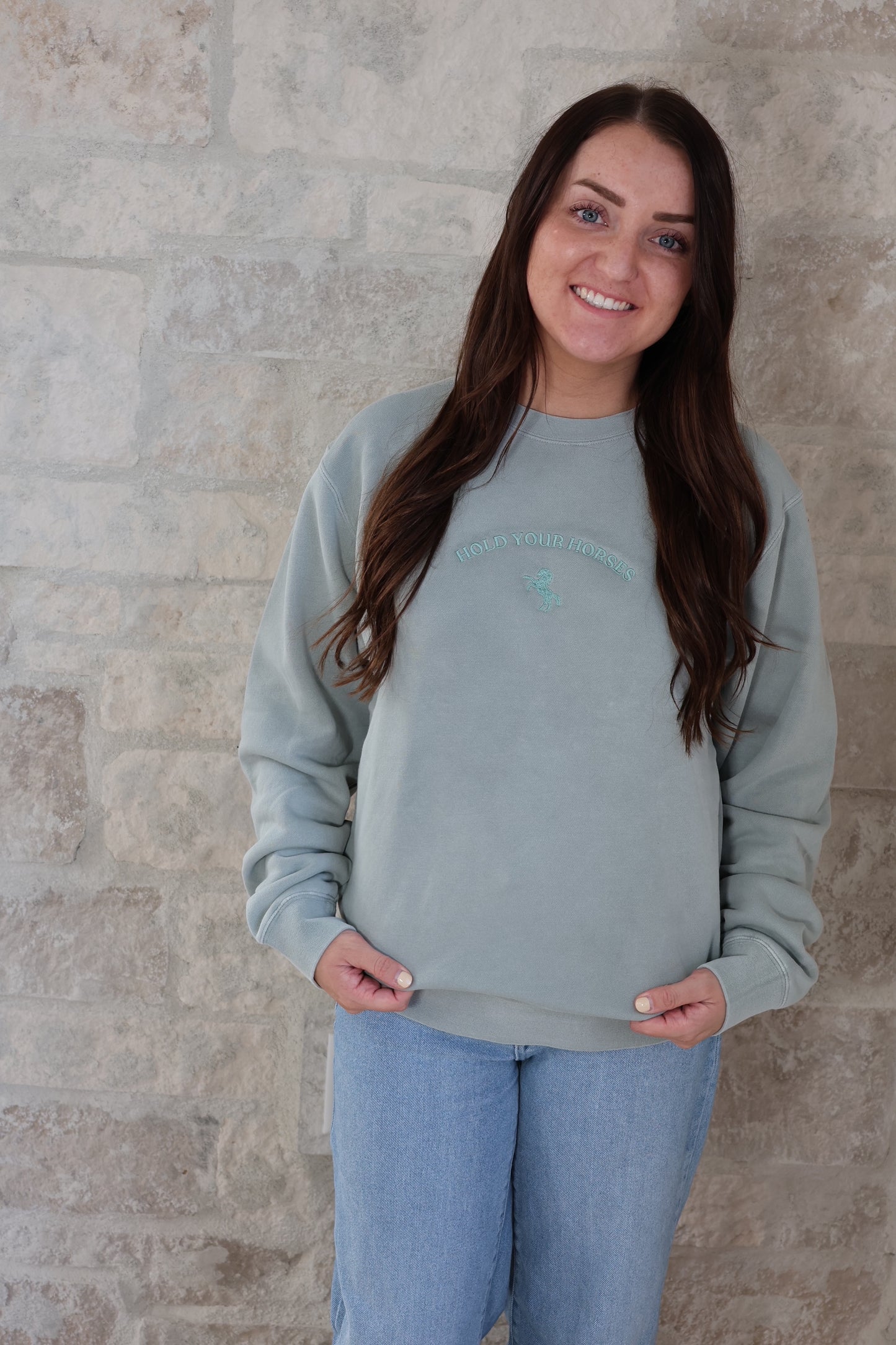 Hold Your Horses Crew Neck