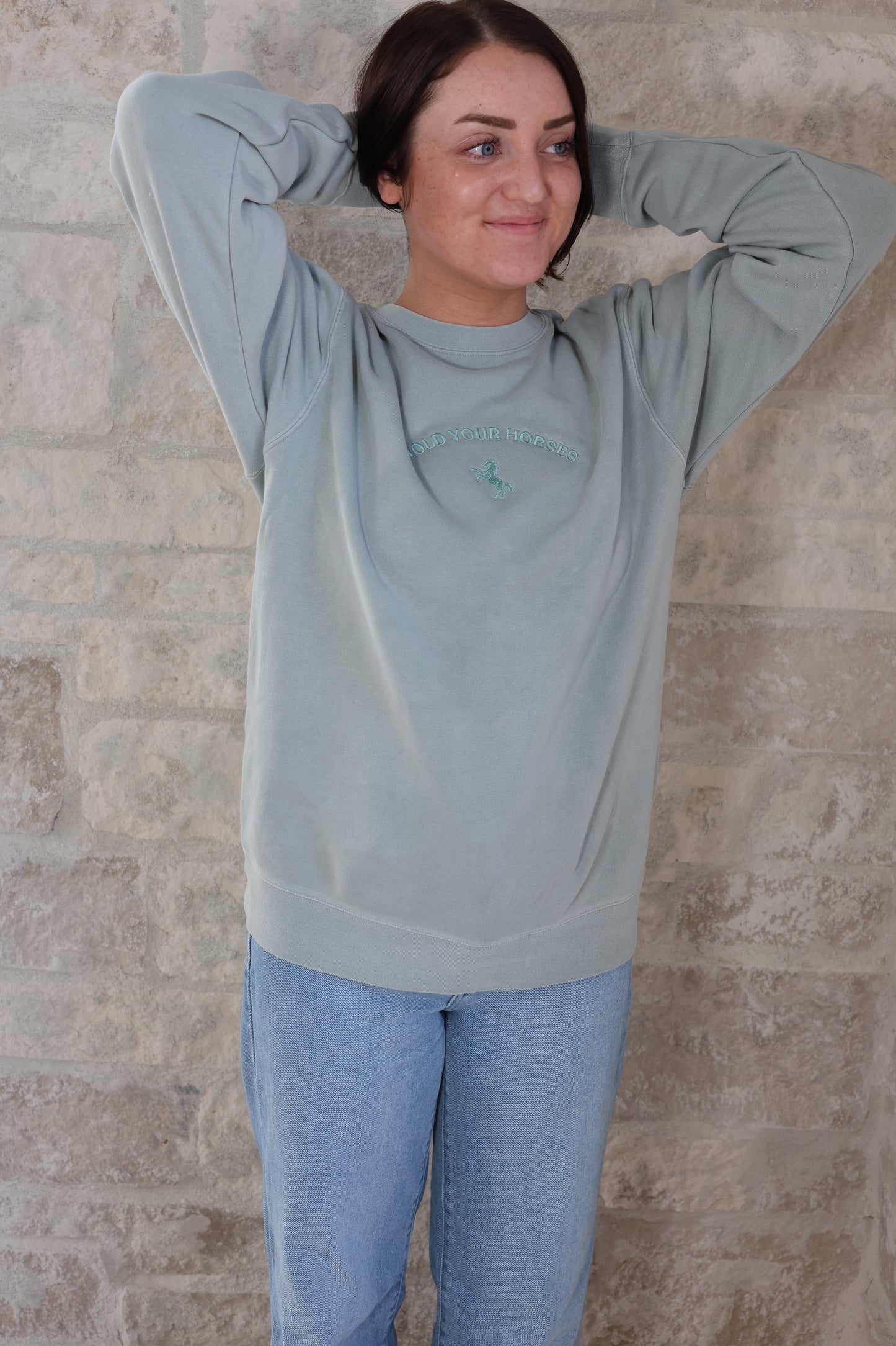 Hold Your Horses Crew Neck